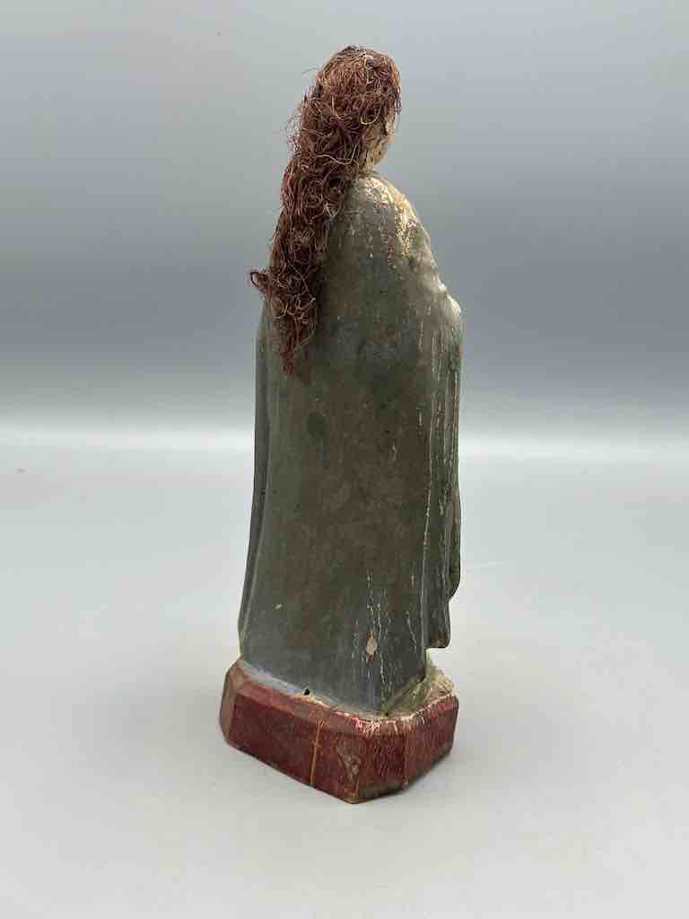 Small Antique Vietnamese Catholic Female Saint Figure