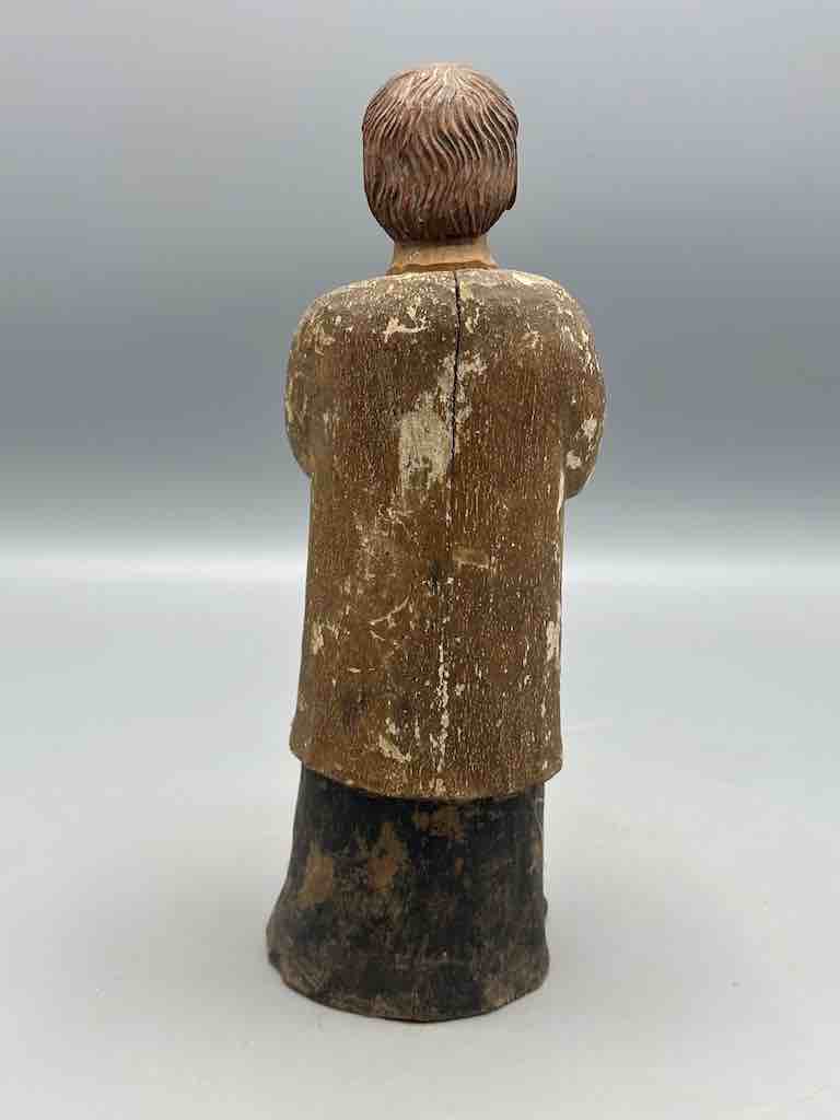 Small Antique Vietnamese Catholic Male Saint Figure