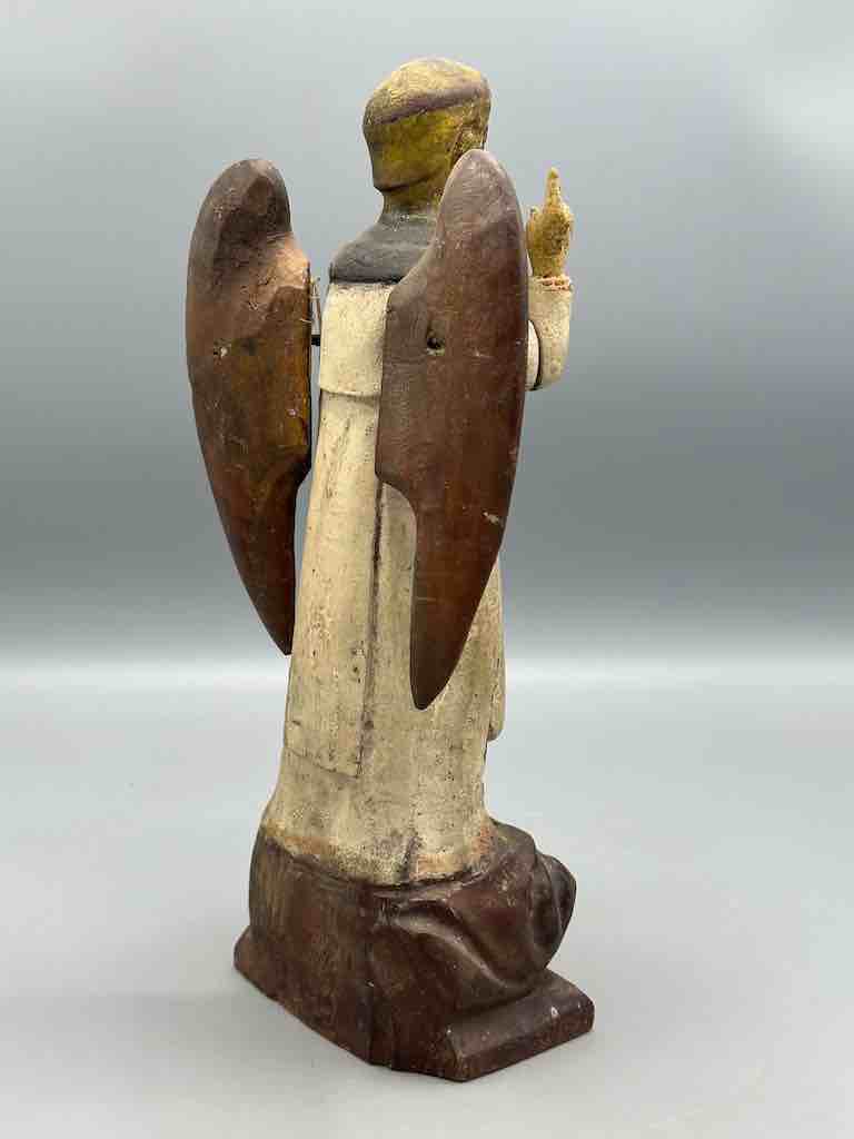 Antique Vietnamese Catholic Male Saint Figure Angel