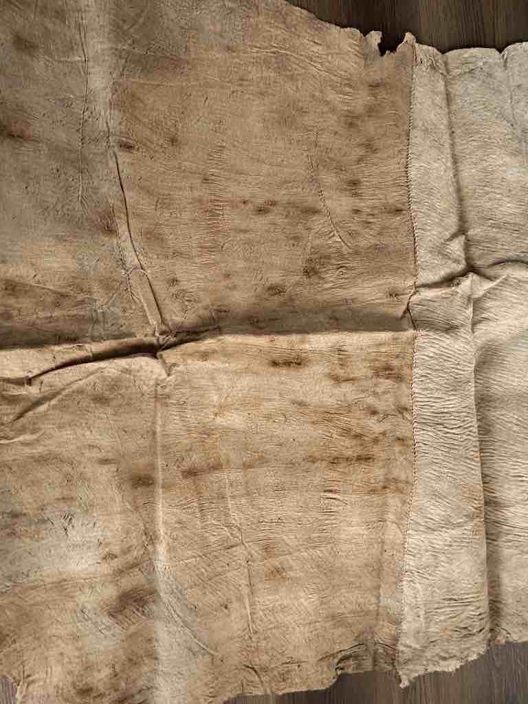 Natural "White" Bark Cloth - Uganda | 82 x 59"