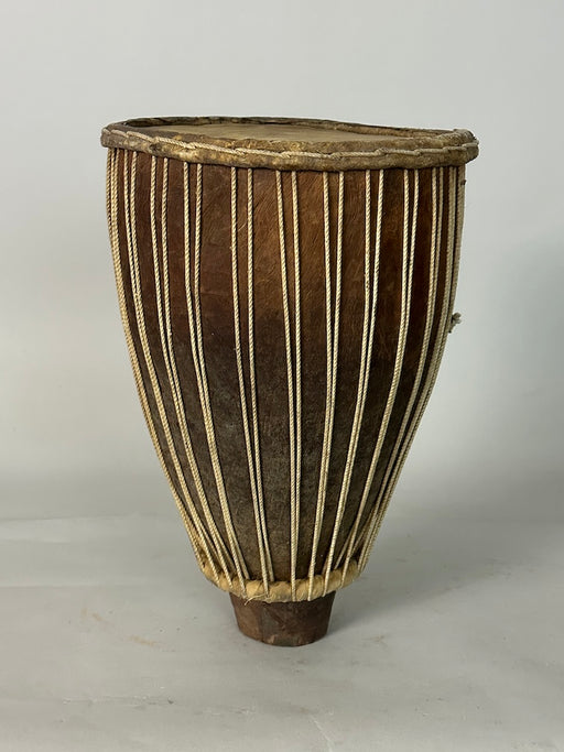Authentic Small String Tension African Tapered Hand Drum - Niger
