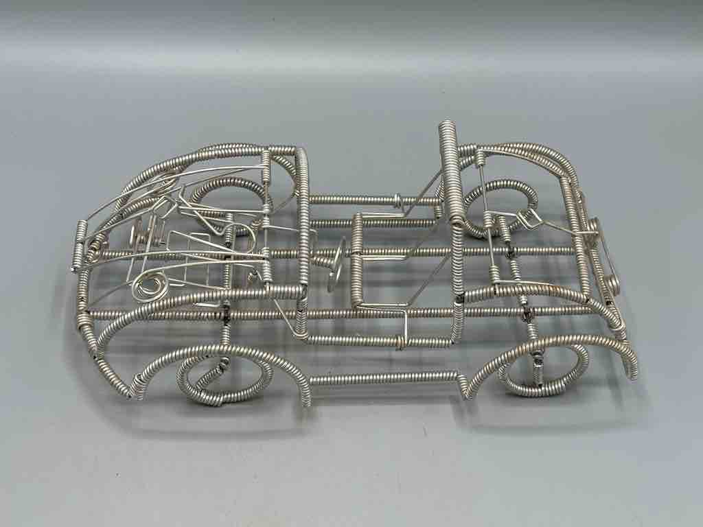 Large African Recycled Wire Toy Convertible Car - Niger