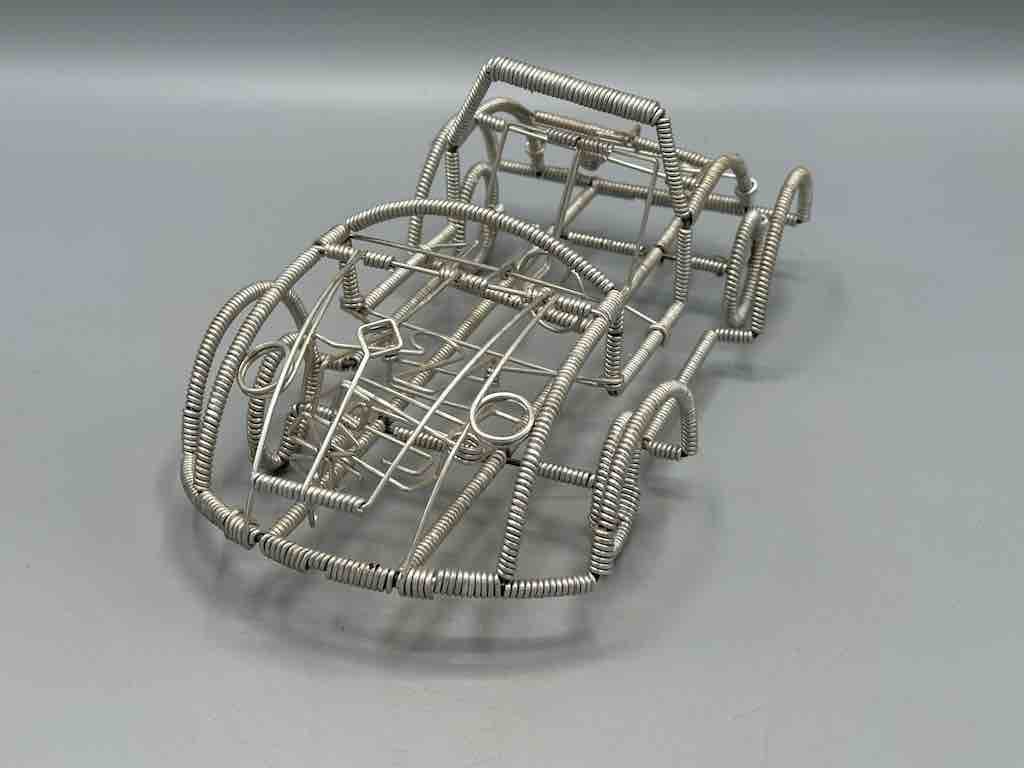 Large African Recycled Wire Toy Convertible Car - Niger