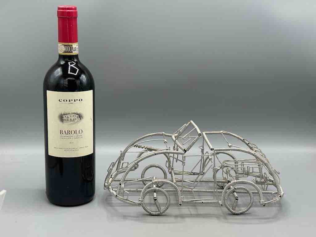 Large African Recycled Wire Toy Convertible Car - Niger