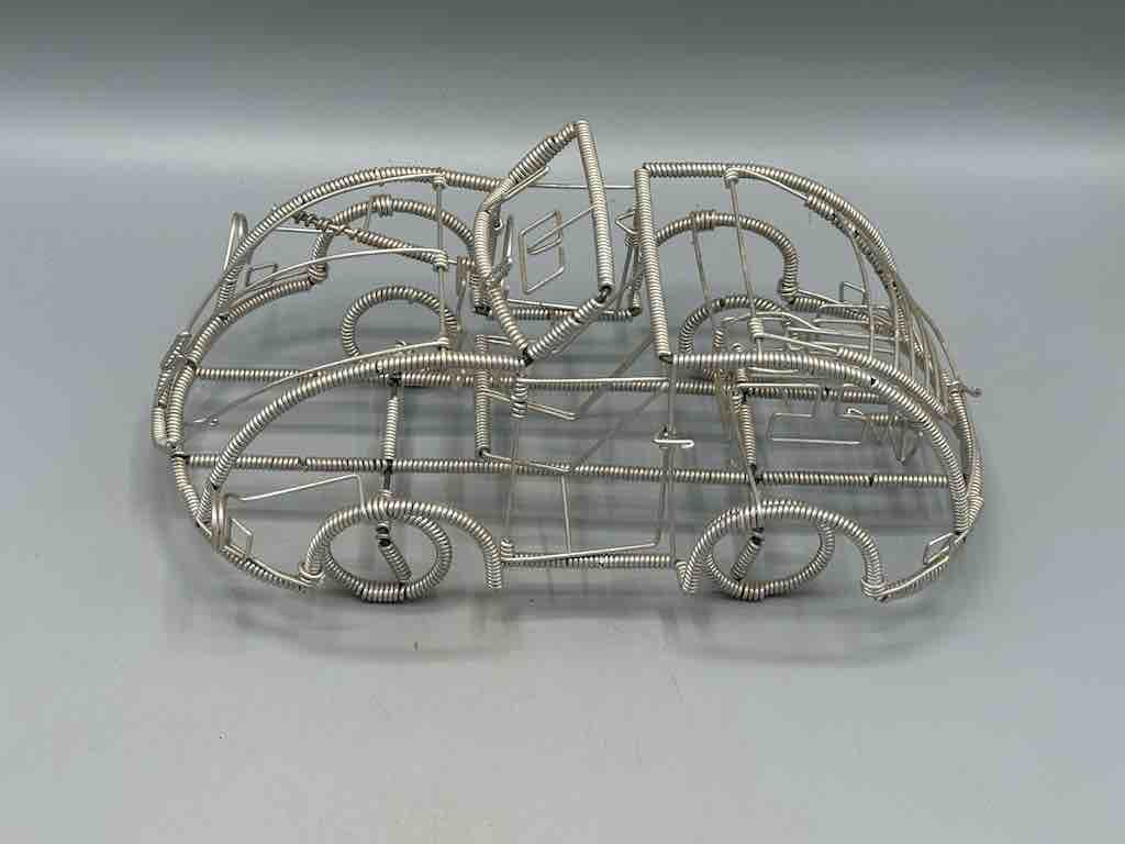 Large African Recycled Wire Toy Convertible Car - Niger