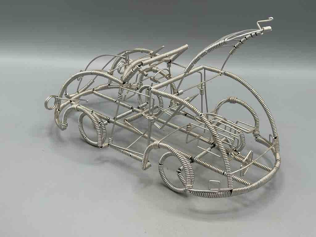 Large African Recycled Wire Toy Convertible Car - Niger