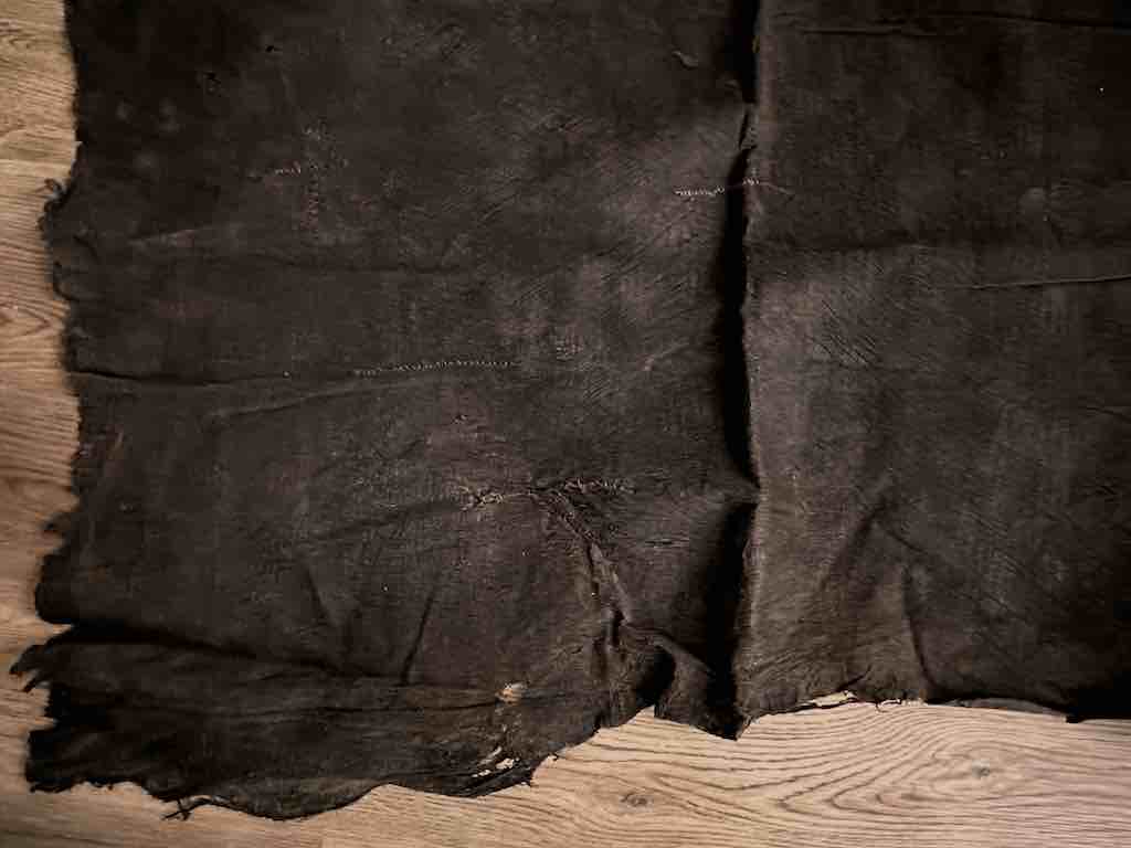 Natural "Black" Bark Cloth - Uganda | 159 x 72"