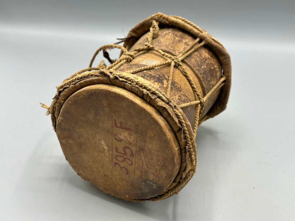 Vintage Small 2-head African Hand Drum - Mali