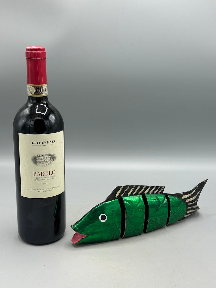 Vietnamese Wooden Fish Articulated Puppet Sculpture