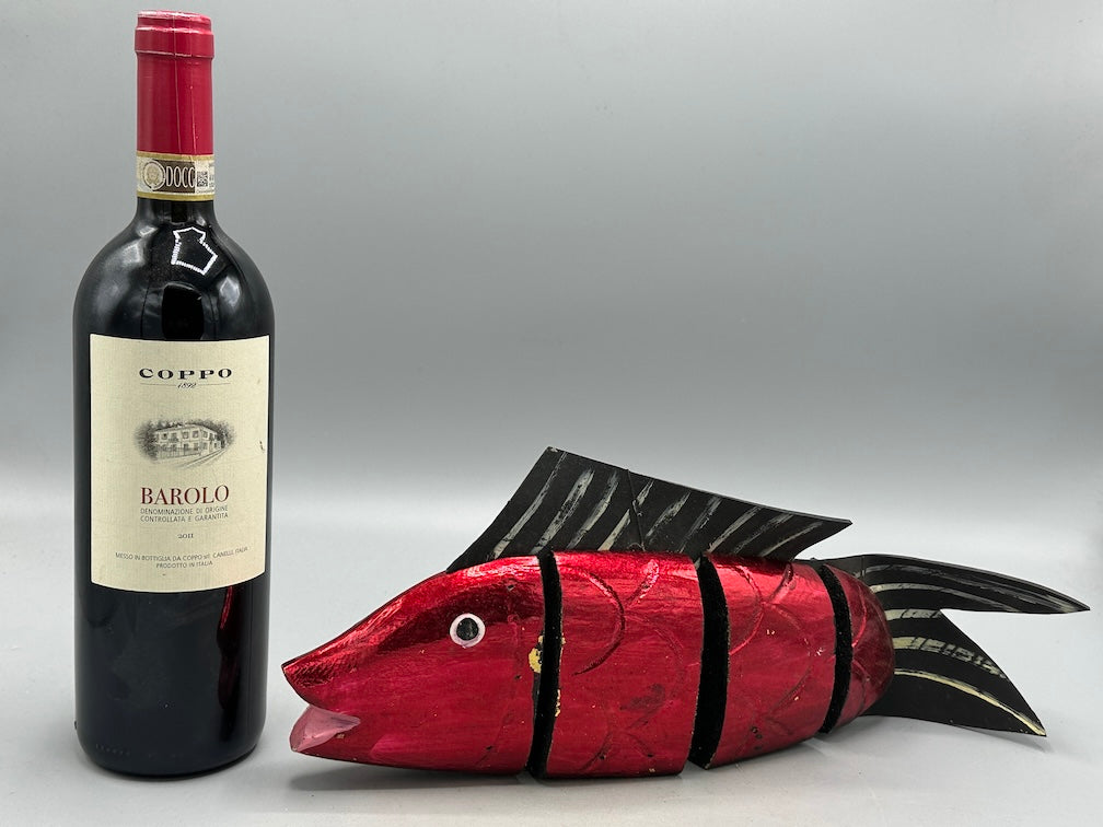 Vietnamese Wooden Fish Articulated Puppet Sculpture