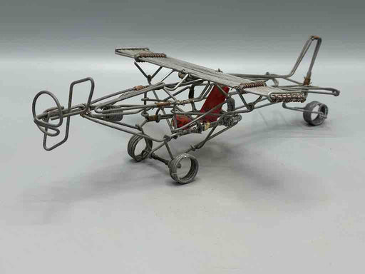 African Recycled Wire Toy Single Propellor Airplane - Niger