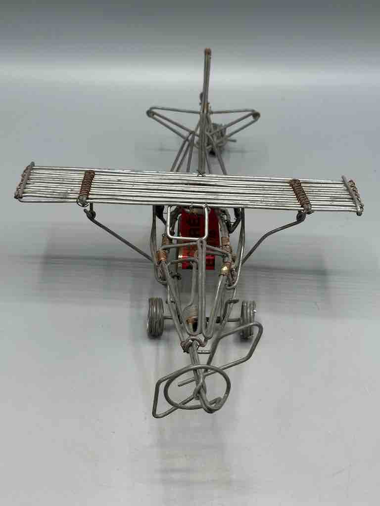 African Recycled Wire Toy Single Propellor Airplane - Niger