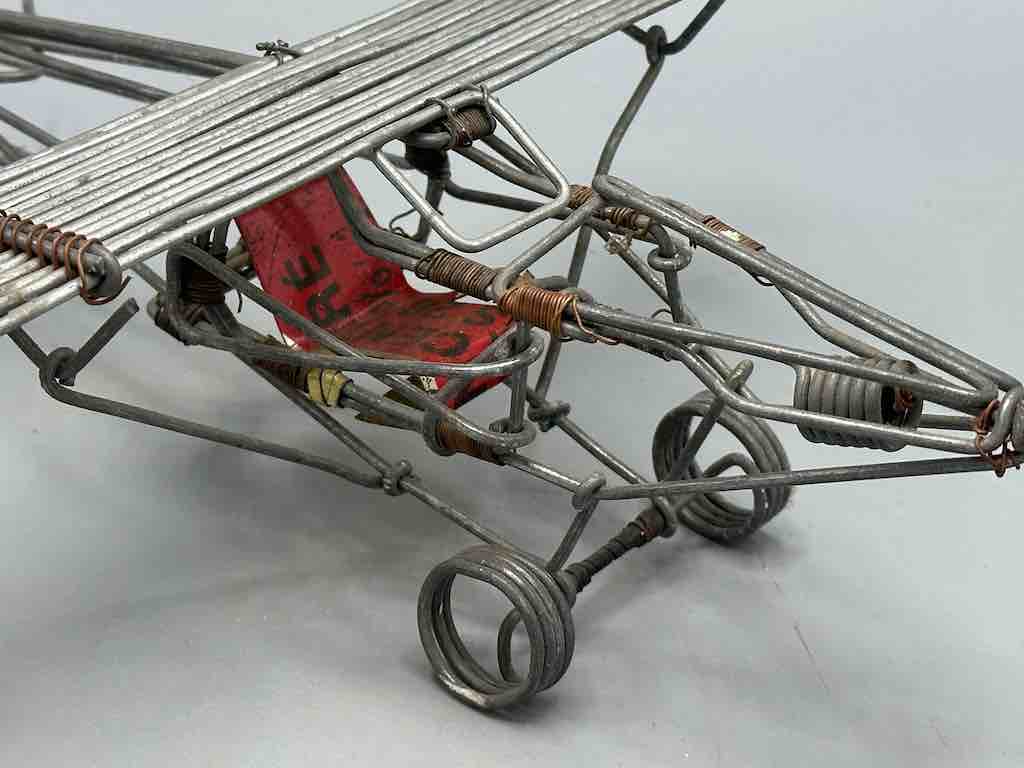 African Recycled Wire Toy Single Propellor Airplane - Niger