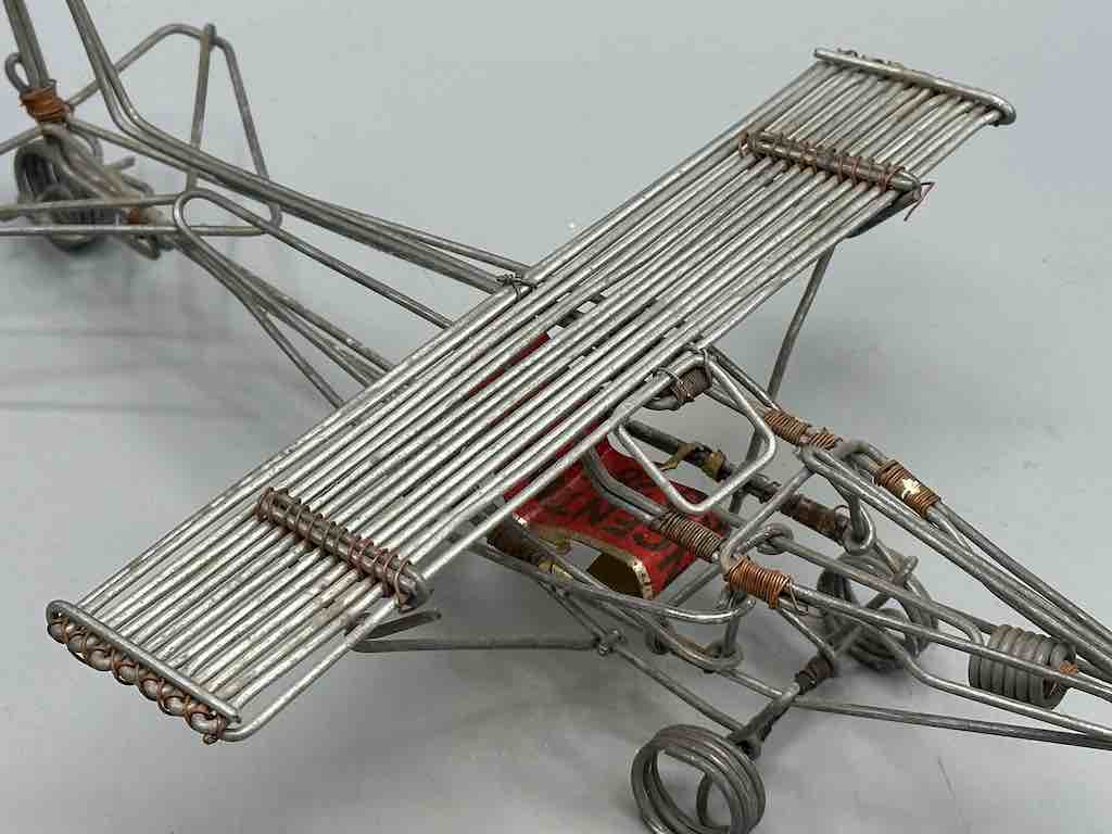 African Recycled Wire Toy Single Propellor Airplane - Niger