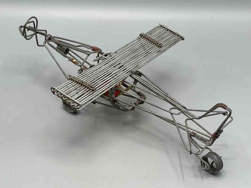 African Recycled Wire Toy Single Propellor Airplane - Niger