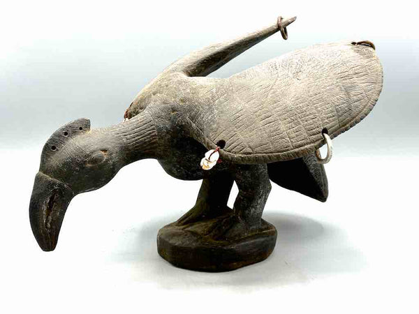 Wooden Eagle Ritual Statue | Ivory Coast, Africa