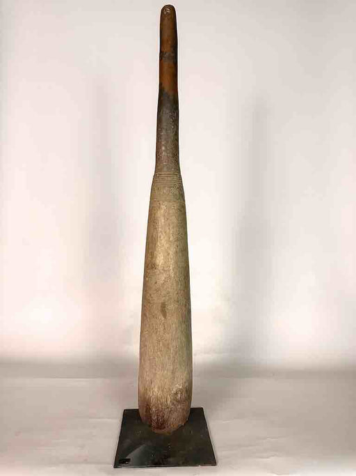 Very Old Used Moba Pestle, on Base - Togo