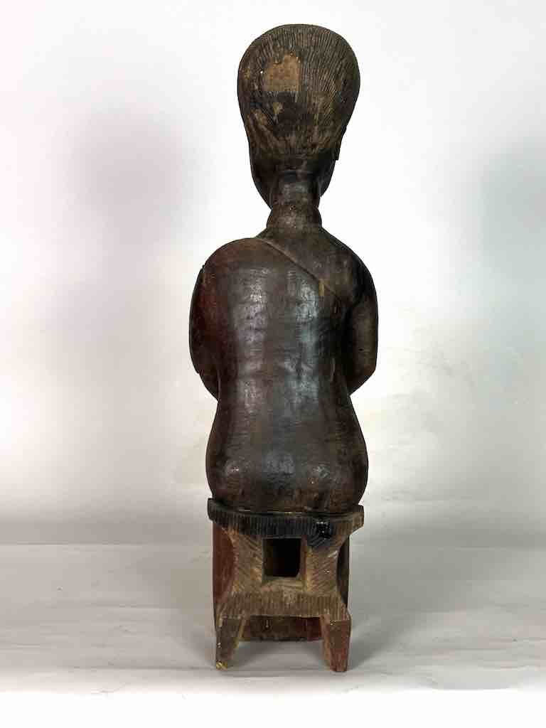 Large Baule Female Ancestor Spirit Statue | 30"