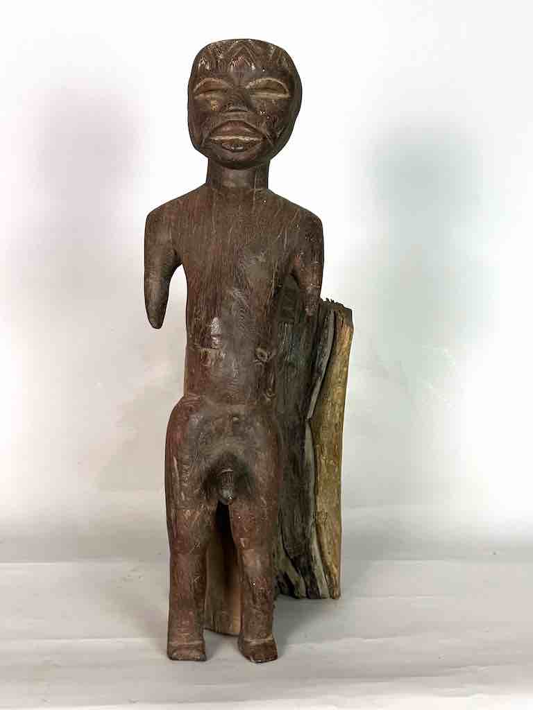 Makonde Male Ancestor Spirit Statue | 22" - Tanzania