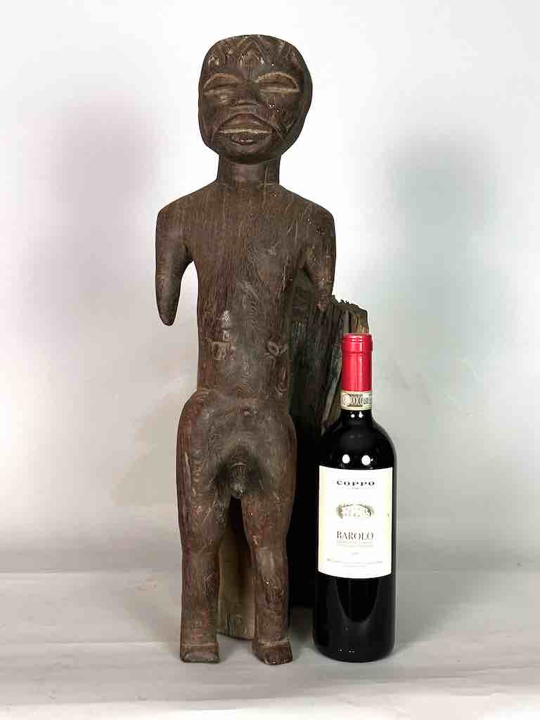 Makonde Male Ancestor Spirit Statue | 22" - Tanzania