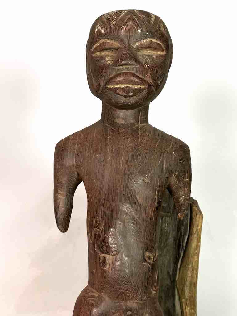 Makonde Male Ancestor Spirit Statue | 22" - Tanzania