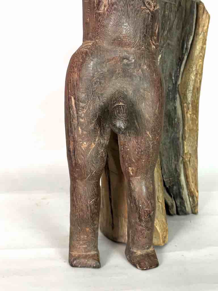 Makonde Male Ancestor Spirit Statue | 22" - Tanzania