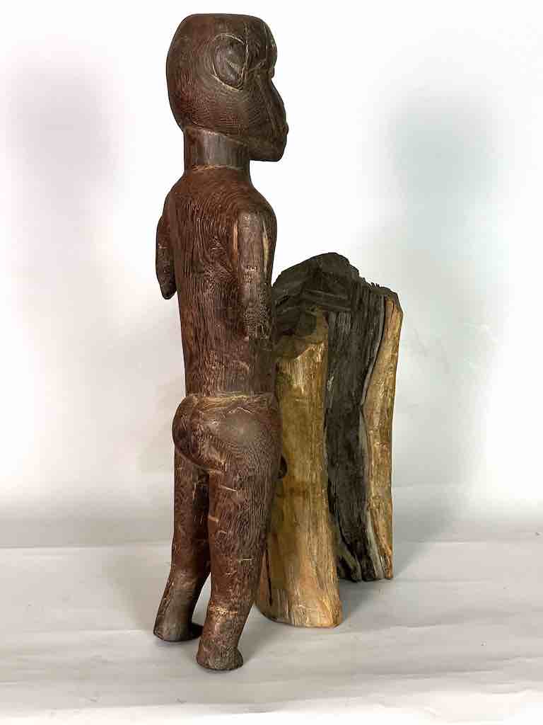 Makonde Male Ancestor Spirit Statue | 22" - Tanzania