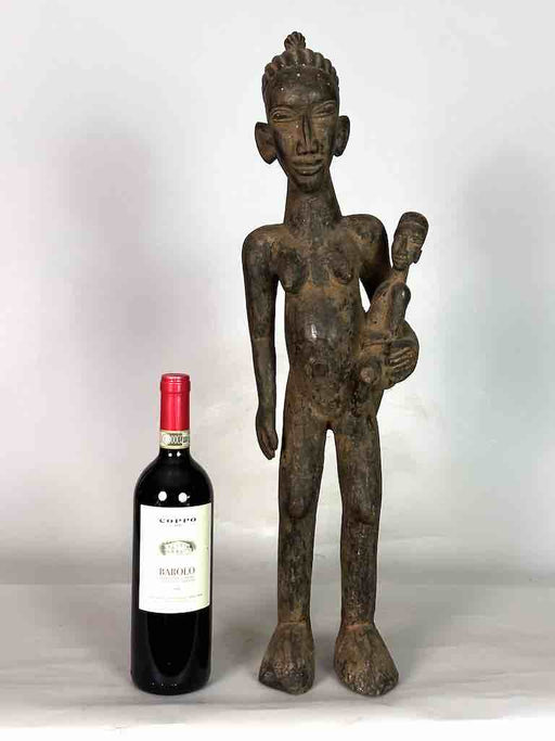 Tiv Janus Mother and Child Spirit Statue | 25" - Nigeria