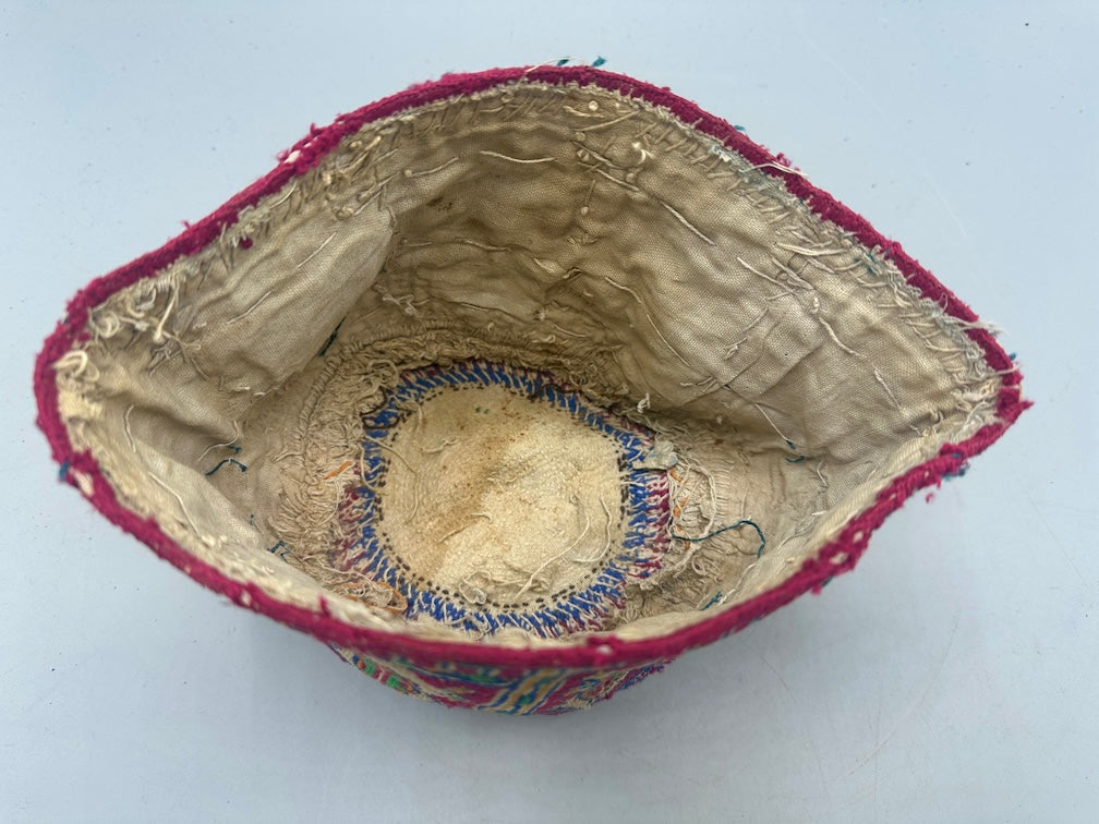 Unique Vintage Handwoven Cotton African Kufi Men's or Women's Hat