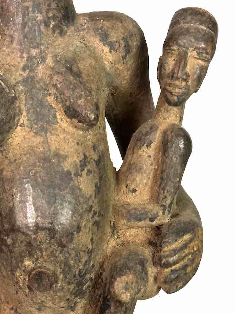 Tiv Janus Mother and Child Spirit Statue | 25" - Nigeria