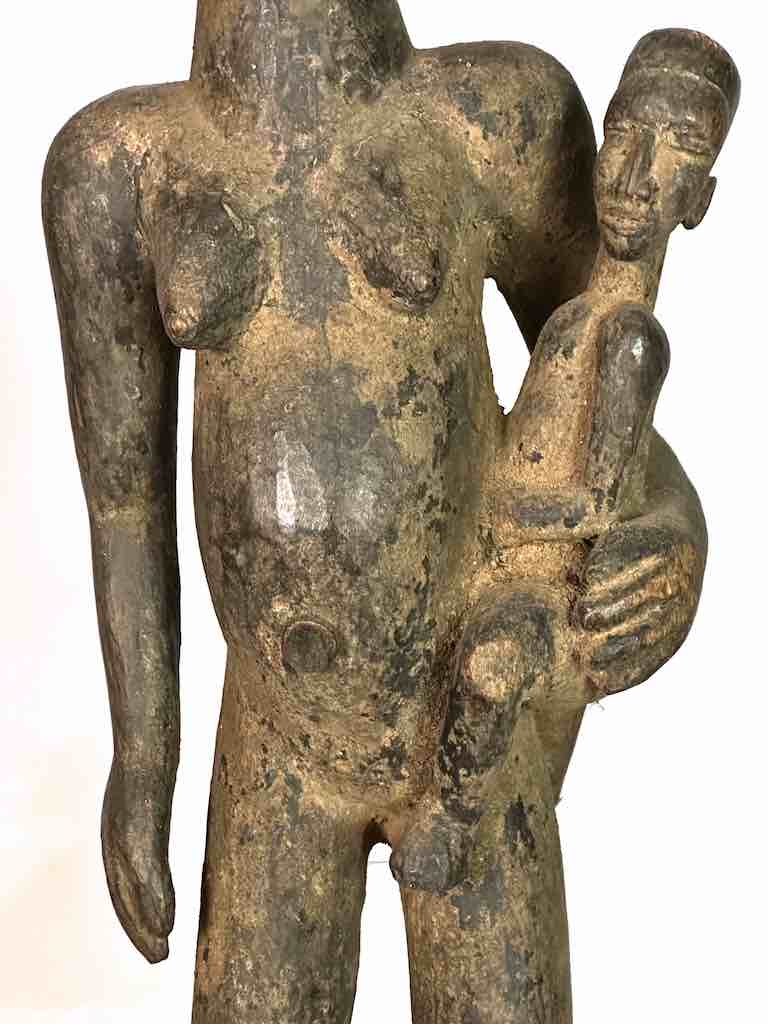 Tiv Janus Mother and Child Spirit Statue | 25" - Nigeria