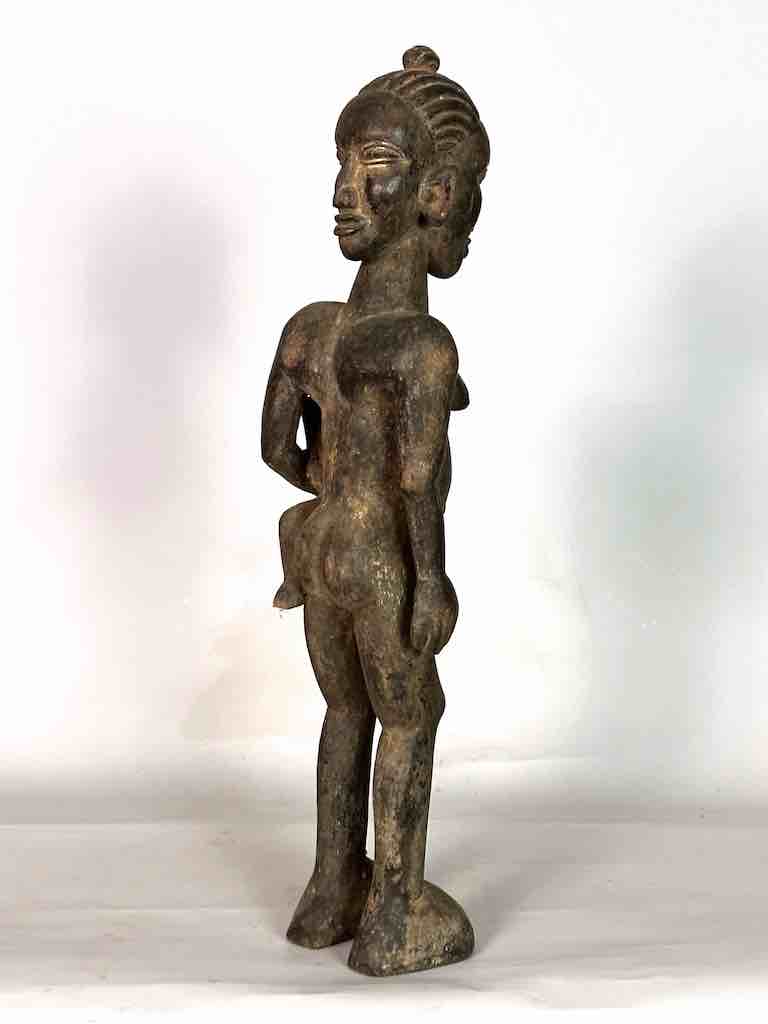 Tiv Janus Mother and Child Spirit Statue | 25" - Nigeria