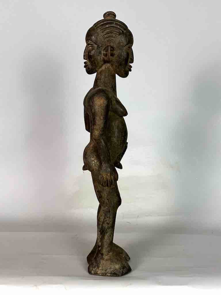 Tiv Janus Mother and Child Spirit Statue | 25" - Nigeria