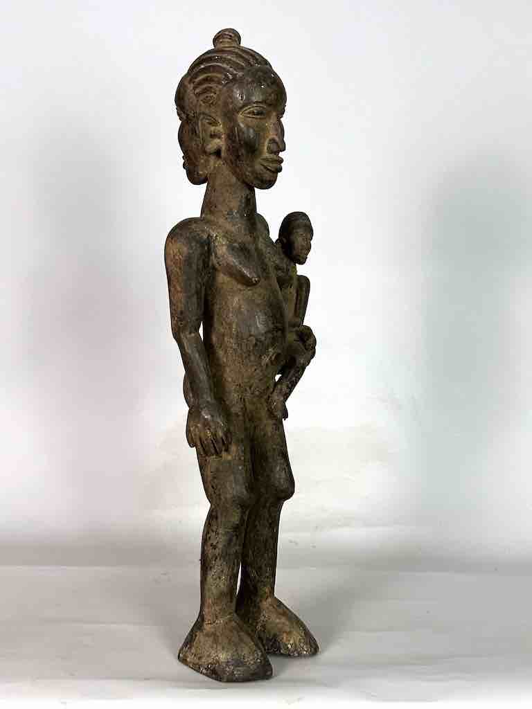 Tiv Janus Mother and Child Spirit Statue | 25" - Nigeria