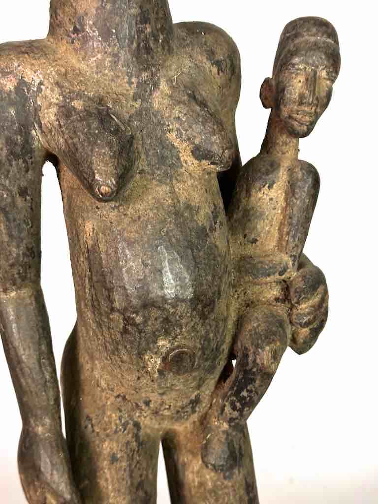 Tiv Janus Mother and Child Spirit Statue | 25" - Nigeria