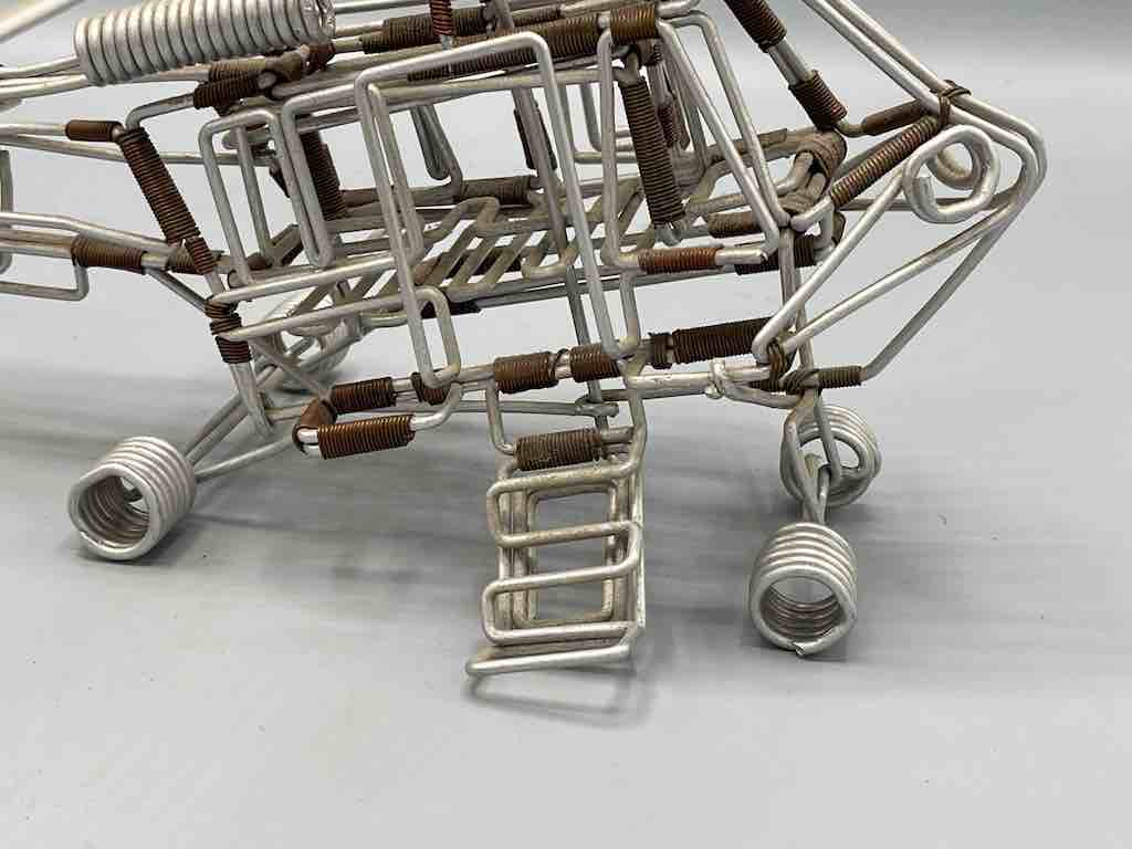 Large One of a Kind African Recycled Wire Toy Helicopter - Niger