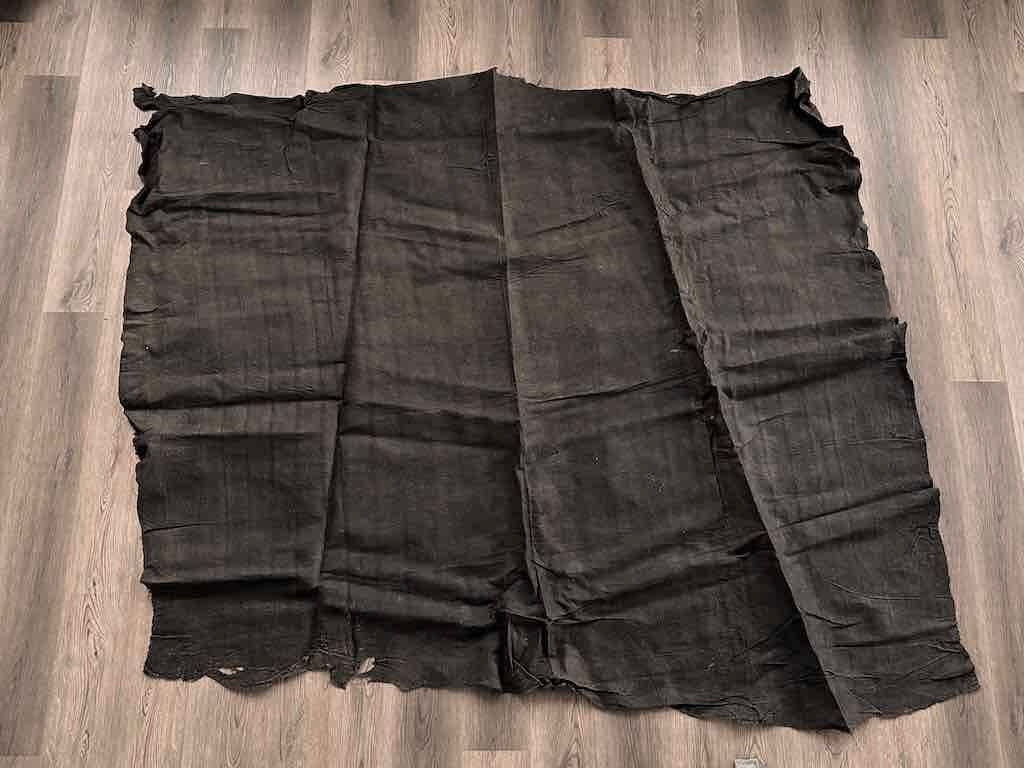 Natural "Black" Bark Cloth - Uganda | 88 x 75"