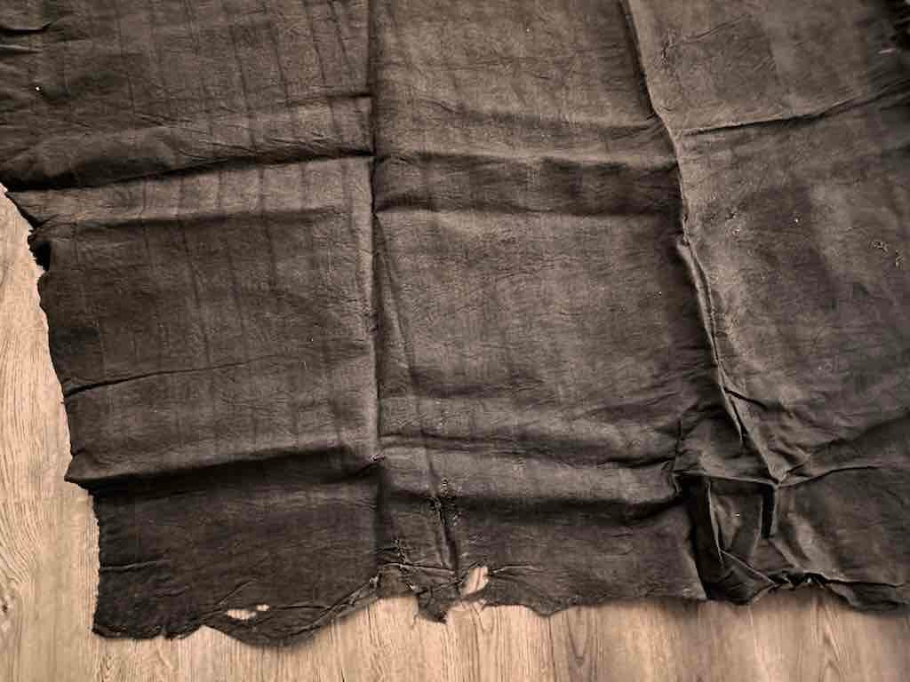 Natural "Black" Bark Cloth - Uganda | 88 x 75"