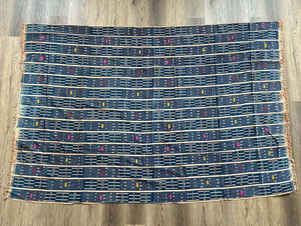 Largest Vintage Baule African Cloth Men's Textile | 184 x 62"