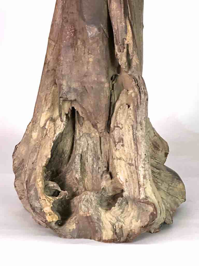 Vietnamese Rosewood Buddhist God Statue