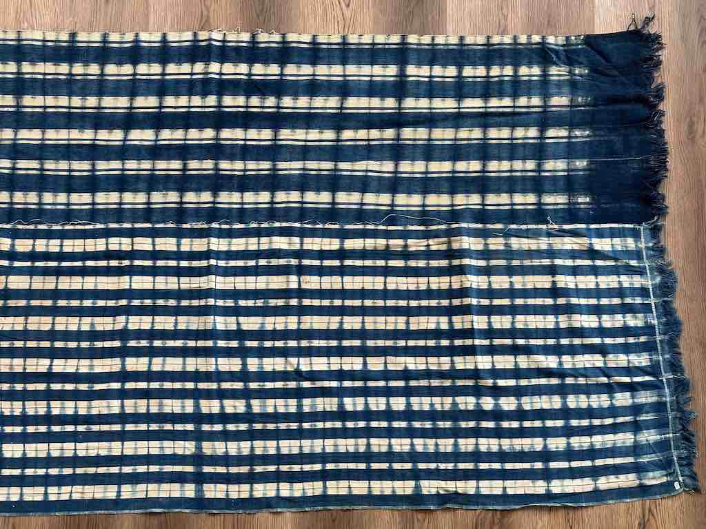XL Vintage Baule African Cloth Textile "Wrapper" | 90 x 45"