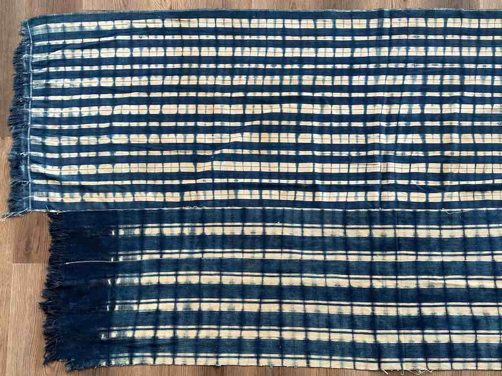 XL Vintage Baule African Cloth Textile "Wrapper" | 90 x 45"