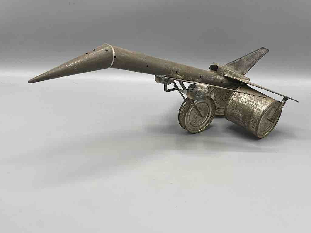 African Recycled Metal Can Toy Concorde Airplane - Senegal