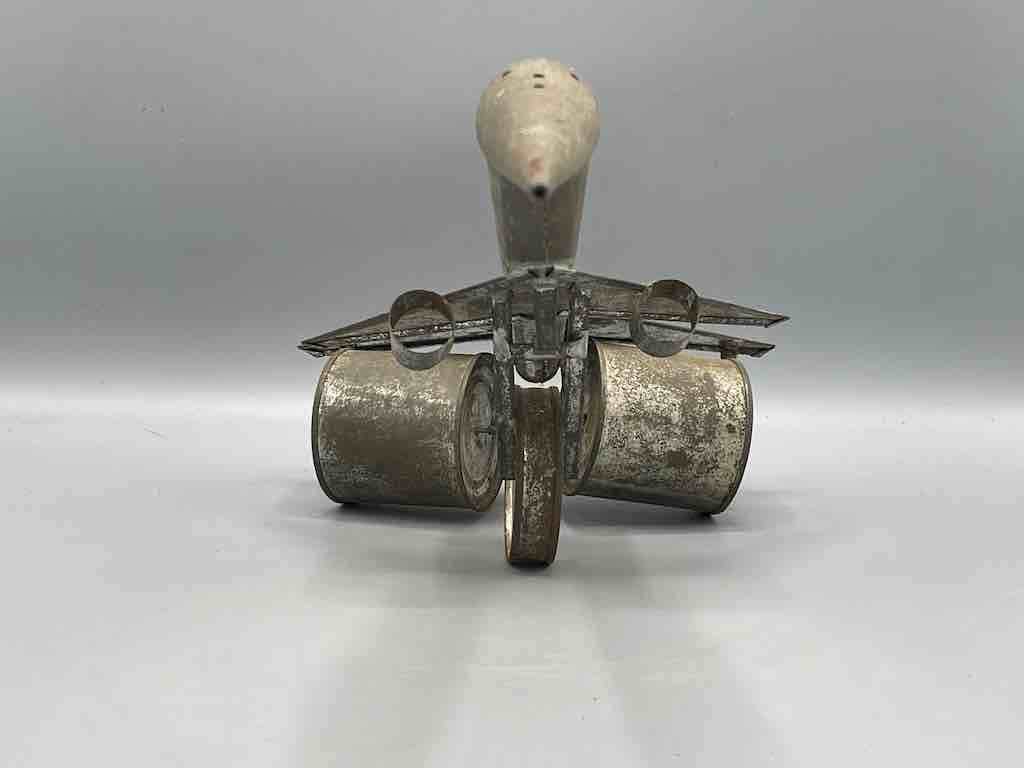 African Recycled Metal Can Toy Concorde Airplane - Senegal