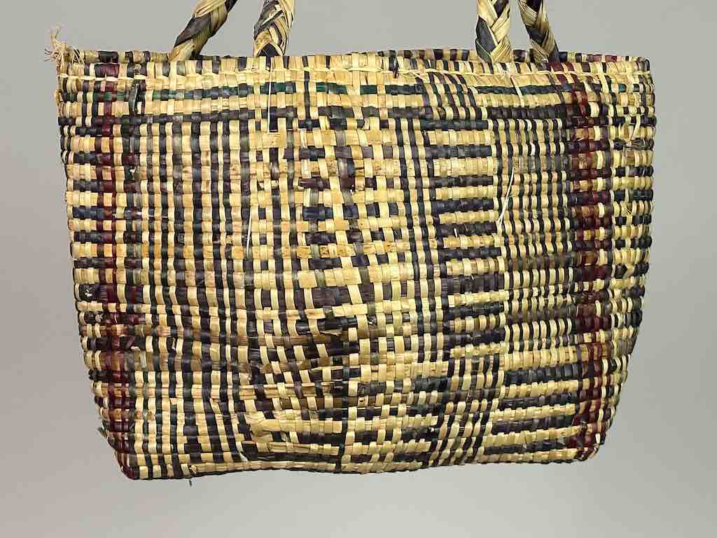 Medium Swampgrass Straw Beach Handbag - Benin