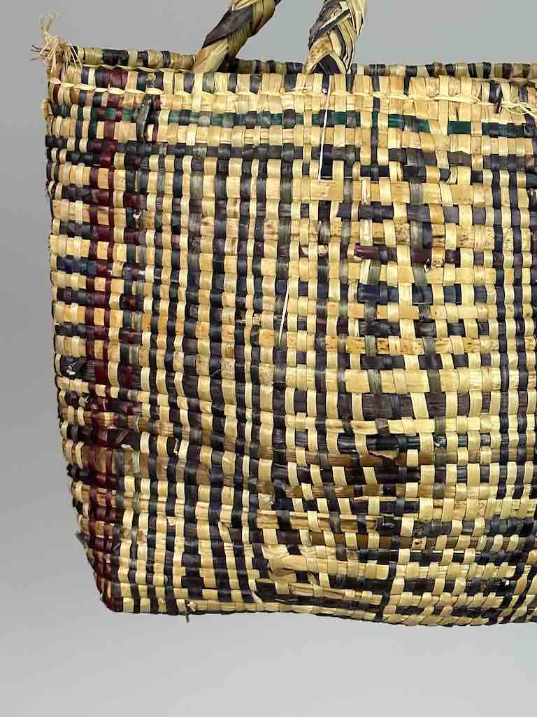 Medium Swampgrass Straw Beach Handbag - Benin