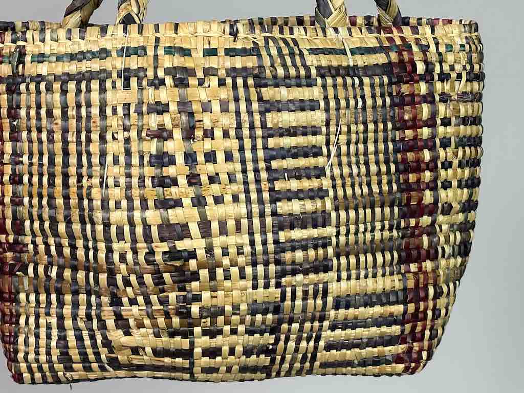 Medium Swampgrass Straw Beach Handbag - Benin