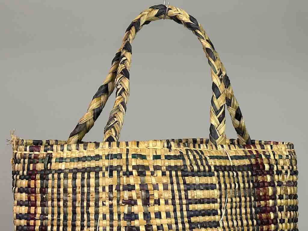 Medium Swampgrass Straw Beach Handbag - Benin