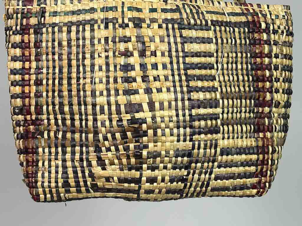 Medium Swampgrass Straw Beach Handbag - Benin