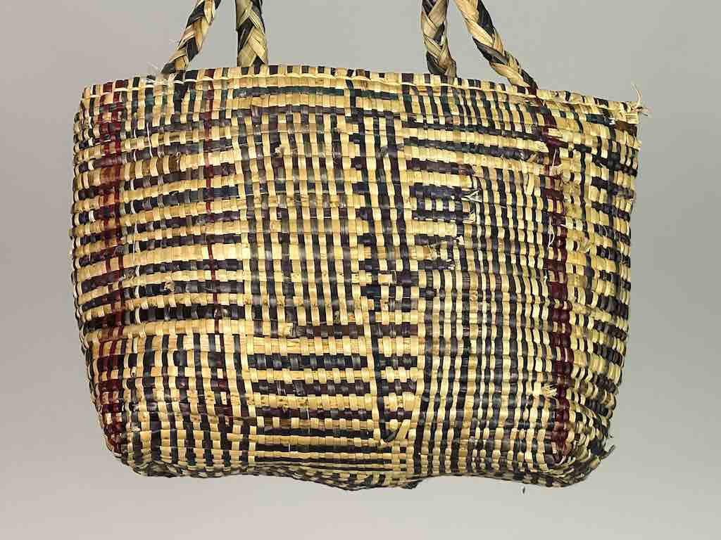 Medium Swampgrass Straw Beach Handbag - Benin